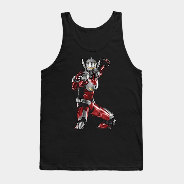 Ultraman Taro Suit Tank Top by Pakyu Pashion